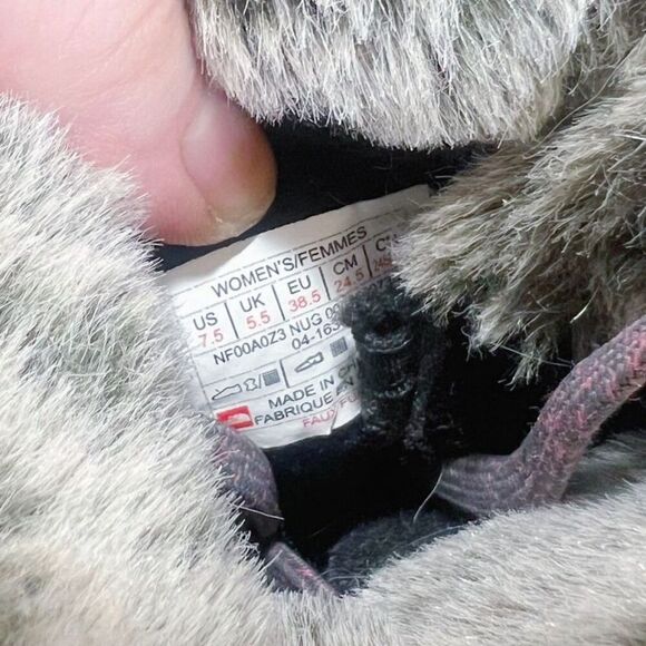 The North Face Nuptse Purna Boots Winter Snow Boots Fur Waterproof Size 7.5 - Picture 2 of 8